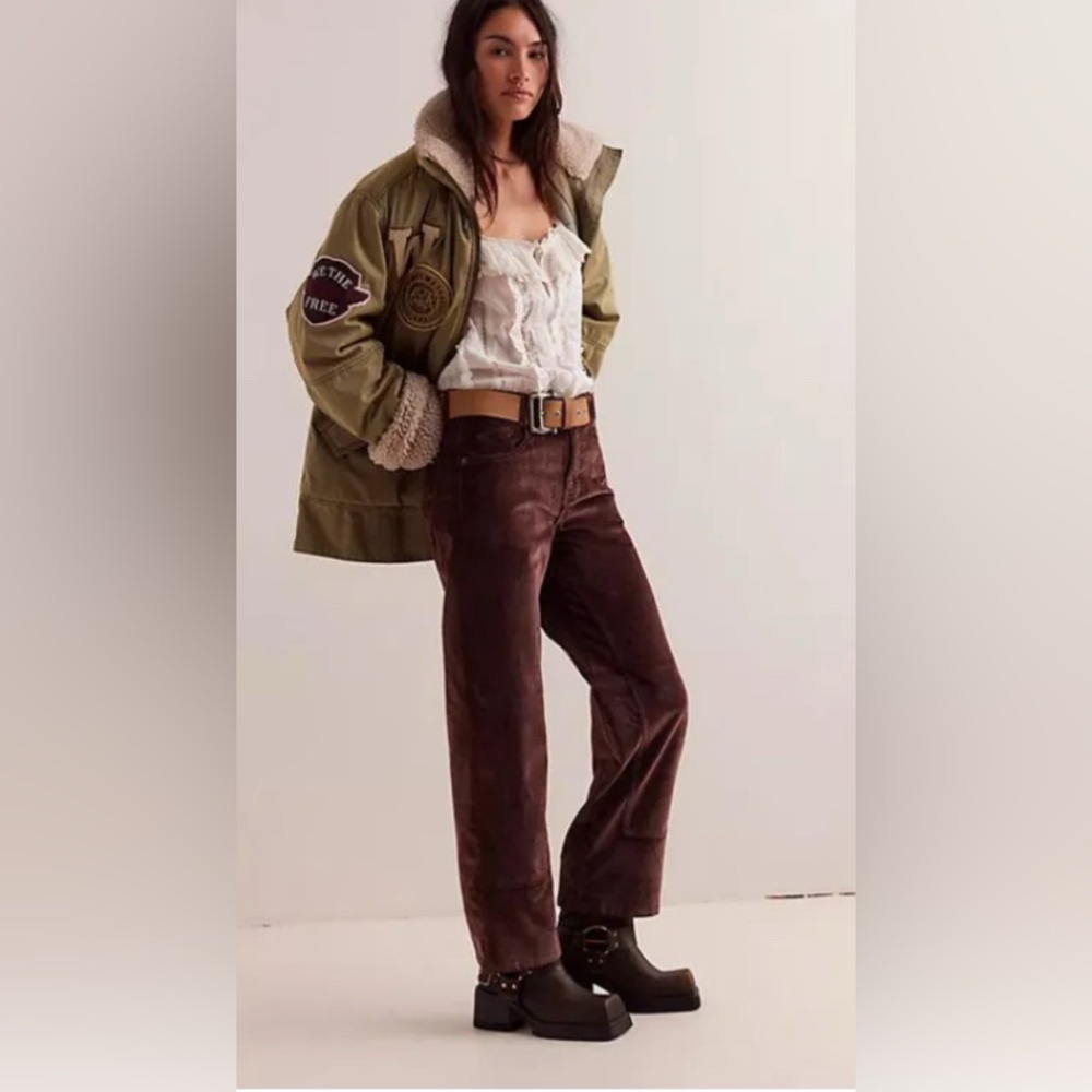 FREE PEOPLE x We The Free Risk Taker Mid-Rise Cord Jeans size 26 - Picture 3 of 11